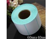 800PCS 60x40mm Printing Label Bar Code Thermal Adhesive Paper Stickers