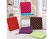 Dot Square Warm Chair Cushion Office Seat Cushion Rose Red