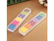 DIY Gradient Color Ink Pad For Rubber Stamps Fabric Wood Paper Scrapbook 2