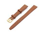 12mm Brown Leather Watch Band