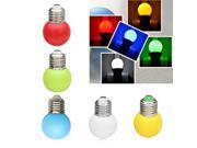 Color E27 1W LED Light Bulb Decoration Lamp Energy Saving AC 220V Red