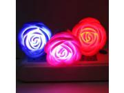 Creative LED Rose Flower Night Light Energy saving Baby Bedroom Bedside Lamp Pink