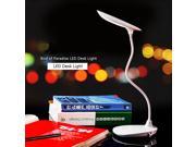Rechargeable LED Energy Saving Lamp 360Â°Adjustable USB Flexible Touch ON OFF Desk Light
