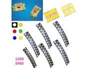 10 pcs 1206 Colorful SMD SMT LED Light Lamp Beads For Strip Lights Yellow