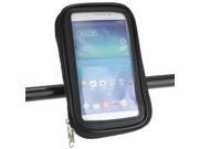 Waterproof Motorcycle Bicycle Handlebar Holder Bag Pouch Mount For Cell Phone Black