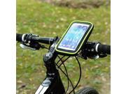 LEADBIKE Bicycle Touch Screen Mobile Phone Package Handlebar Bag MTB Package Fluorescent Green