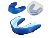 Blue Gum Shield Teeth Protector Mouthguard Piece For Basketball Boxing Taekwondo