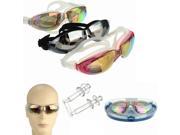 Anti fog Swimming Goggles Waterproof Swimming Glasses UV Protection Pink