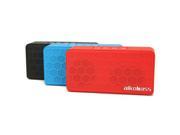 AikoBass CombMini Mini Wireless Bluetooth 3.0 Speaker TF AUX FM Radio Built in Mic Hands free Speaker Blue