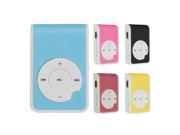 Mini Q Key MP3 Music Player With USB Cable Earphone Back Clip Support 8GB TF Card Yellow