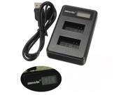 AHDBT 201 301 Dual Battery Charger LCD Intelligent Screen For GoPro HD Hero 2 3 3 Plus