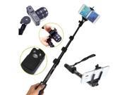 Yunteng 1288 Handheld Extendable Telescopic Bluetooth Monopod Selfie Stick With Remote For GoPro Phone DSLR
