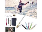5 In 1 Bluetooth Wireless Remote Handheld Selfie Stick Monopod Tripod For IOS Android Phone Gold