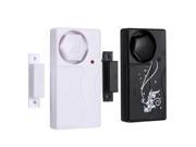 Home Security Door Window Alarm System With Magnetic Siren 110db Remote Control Black