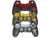 Soft Silicone Case Skin Transformers Style Wireless Cover For Ps4 Controller Black White
