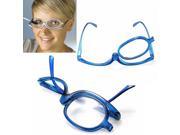 Blue Magnifying Glasses Makeup Reading Glass Folding Eyeglasses Cosmetic 05