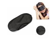Black Midday Rest Eyeshade Sleeping Eye Mask Travel Eyepatch