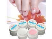 3Pcs Pink White Nail Art UV Gel Builder Manicure Extension White