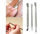 Stainless Steel Nail Art Remove Glue Nail Cuticle Pusher Manicure Tools 03