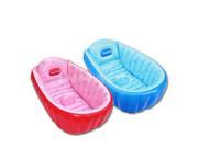 Summer Portable Large Baby Toddler Inflatable Bathtub Thick Bath Tub Pool Blue