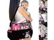 3Pcs Multifunction Baby Diaper Nappy Mummy Feeding Handbag Tote Shoulder Bags Brown
