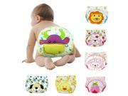 Baby Infant Toddler Cartoon Printed Soft Diaper Cloth Reusable Cover Underwear