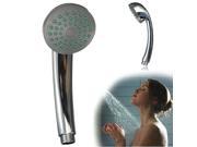 Pressurize Bathroom ABS Handheld Silver Water Saving Shower Head