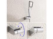 Bathroom Chrome Finished Shower Head Holder Wall Mounted Shower Bracket