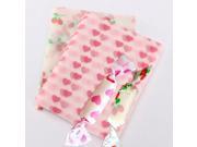 20pcs Candy Sweet Wrapping Paper Strawberry Heart Shaped Candy Packing Paper Strawberry