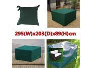 295x203x89cm Waterproof Garden Outdoor Furniture Dust Cover Table Shelter