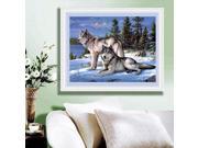 40x30cm 5D Snow Wolves DIY Diamond Painting Home Decor Cross stitch Kits