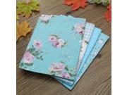 4pcs Floral Cotton Sewing Fabric Dolls Purse Handwork DIY Patchwork Cloths