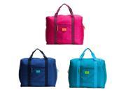 Folding Waterproof Burly Organization Travel Casual Shoulder Zipper Backpack Storage Bags Light Blue
