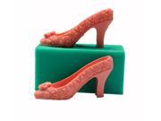 3D Silicone High Heel Mould Fondant Cake Lady Shoe Mold