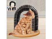 Cat Self Groomer Arch Bristles Kitten Massager Scratcher Carpet