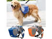 Dogs Travel Self Backpack Portable Bag Adjustable Pet Pack Dog Saddle Backpack Orange L