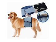Male Dog Puppy Belly Wrap Band Toilet Training Diaper Sanitary Pants Underwear Blue S