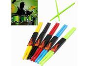 Druml Accessories 5A Drumsticks Nylon Material Lightweight Design for Drum Set 5 Colors Black