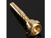 Copper Gold Plated Trumpet Mouthpiece for Bach Yamaha Copper Conn 3C Size