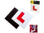 Motorcycle Car Sticker Magnetic L Plates Learner Driver Plates 17.8x17.8cm