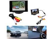 Car Rear View Kit 3.5 Inch TFT LCD Monitor Car Reversing IR Camera Parking Aid