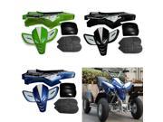 Fairing Kit Complete Plastics Set For Mini Quad Bike ATV With Seat Black