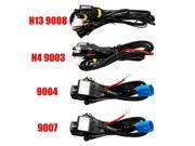 H4 9003 9004 9007 H13 9008 HID Bi Xenon Bulb Relay Controller Wiring Harness 4