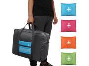 Waterproof Nylon Folding Storage Bag Large Capacity Portable Travel Sports Handbags Orange