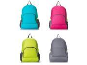 Foldable Men And Women Outdoor Travel Backpacks Sports Leisure Backpack Rose Red