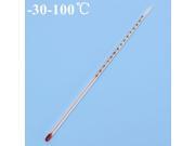30 100 Celsius Degree Precision Glass Kerosene Thermometer 300mm