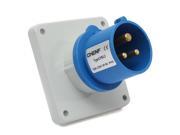 CF812 IP44 3 Pin Industrial Waterproof Outdoor Plug 230V 16A