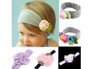 Adorable Baby Girls Kids Flower Headband Hair Band Accessory 05