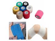 Non woven Adhesive Elastic Supporting Medical Finger Arm Bandage Tapes Yellow