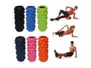 Exercise EVA Grid Yoga Foam Roller Massage Muscle Fitness Black